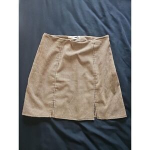 Urban Outfitters Women's Sz Small Navy/Tan Check Mini Skirt!